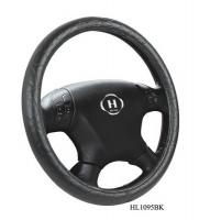 Good Quality PU Car Steering Wheel Cover With Black